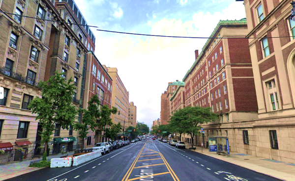 New York street Columbia University