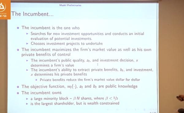 Ownership, Investment and Governance- The Costs and Benefits of Dual Class Shares Suman Banerjee (Stevens Institute of Technolog