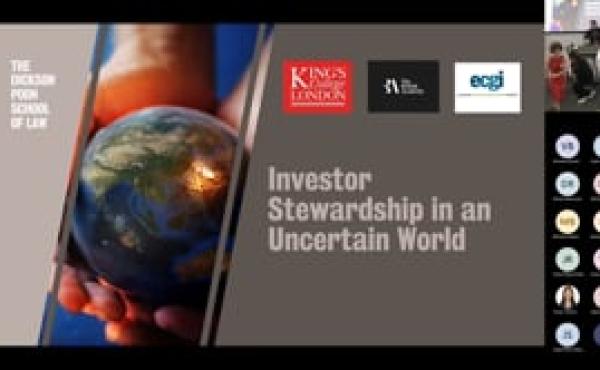 Investor Stewardship in an Uncertain World