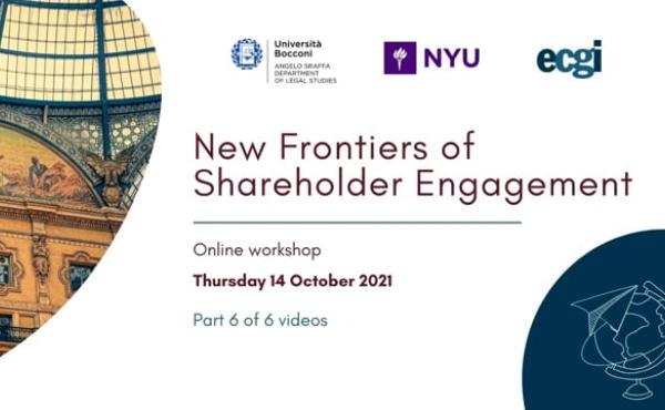 New Frontiers of Shareholder Engagement: Wireless Shareholders' Meetings