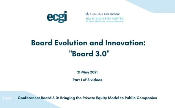 Board Evolution and Innovation: Board 3.0