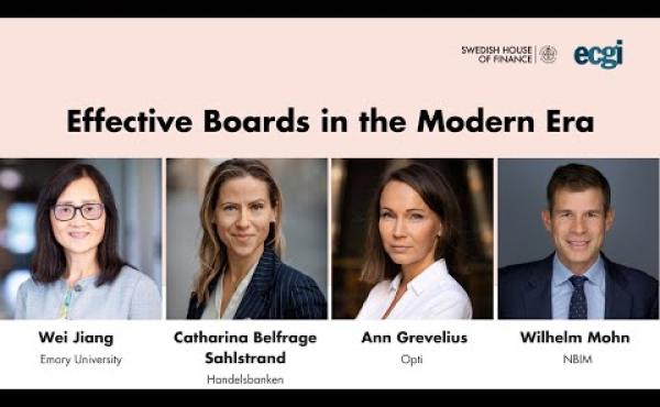 Effective Boards in the Modern Era