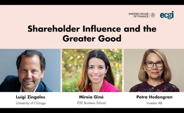 Shareholder Influence and the Greater Good