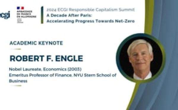 2024 ECGI Summit: Academic Keynote Speech by Nobel Laureate: Robert Engle