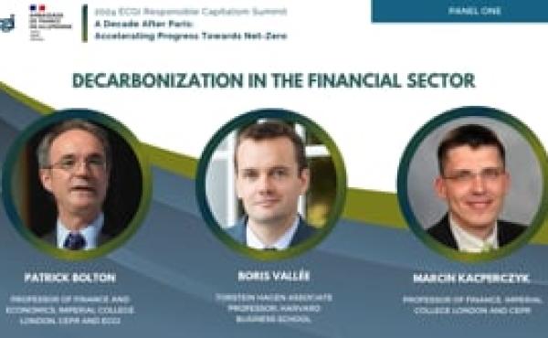 2024 ECGI Summit: Opening Remarks | "Decarbonization in the financial sector"