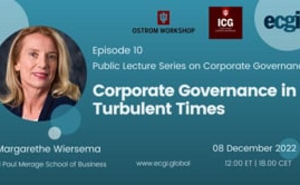 Corporate Governance in Turbulent Times