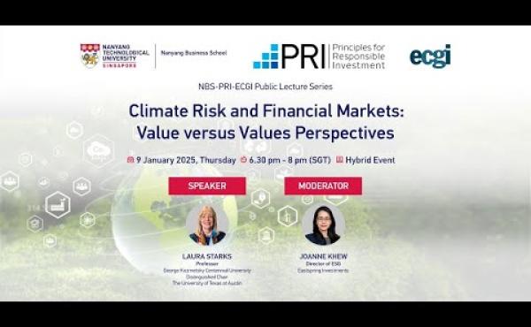 Lecture 1 | NBS-PRI-ECGI Public Lecture Series