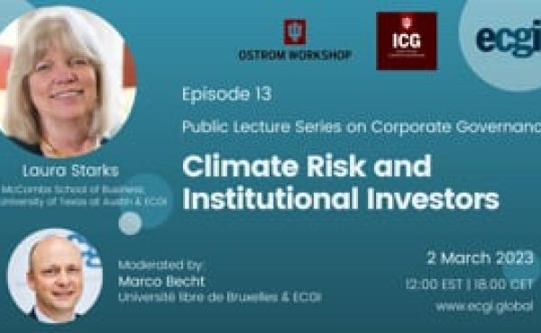 Climate Risk and Institutional Investors