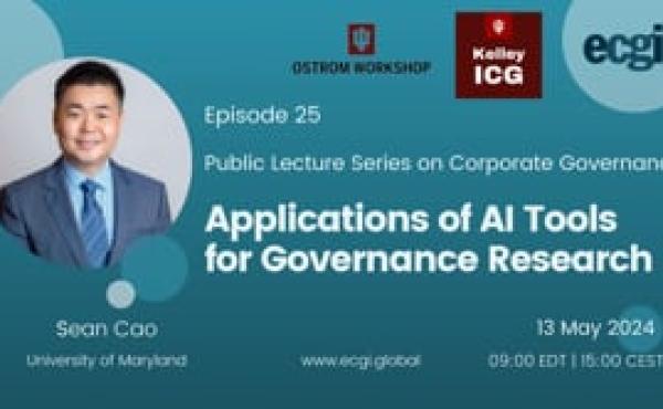 Applications of AI tools for Governance Research - Sean Cao