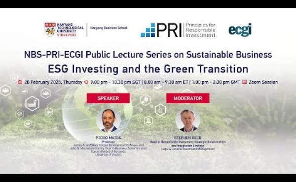 Lecture 2 | NBS-PRI-ECGI Public Lecture Series