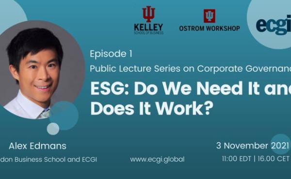 ESG: Do We Need It and Does It Work?