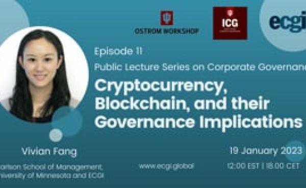 Cryptocurrency, Blockchain, and their Governance Implications