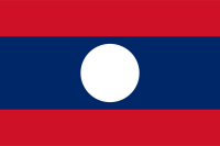 Lao People's Democratic Republic flag