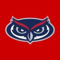 red logo with head of owl