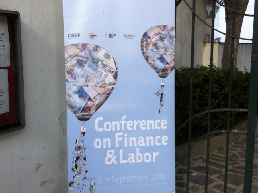 Image 1 in gallery for CSEF-EIEF-SITE Conference on Finance and Labor