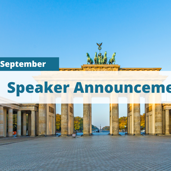 An ad for a speaker announcement