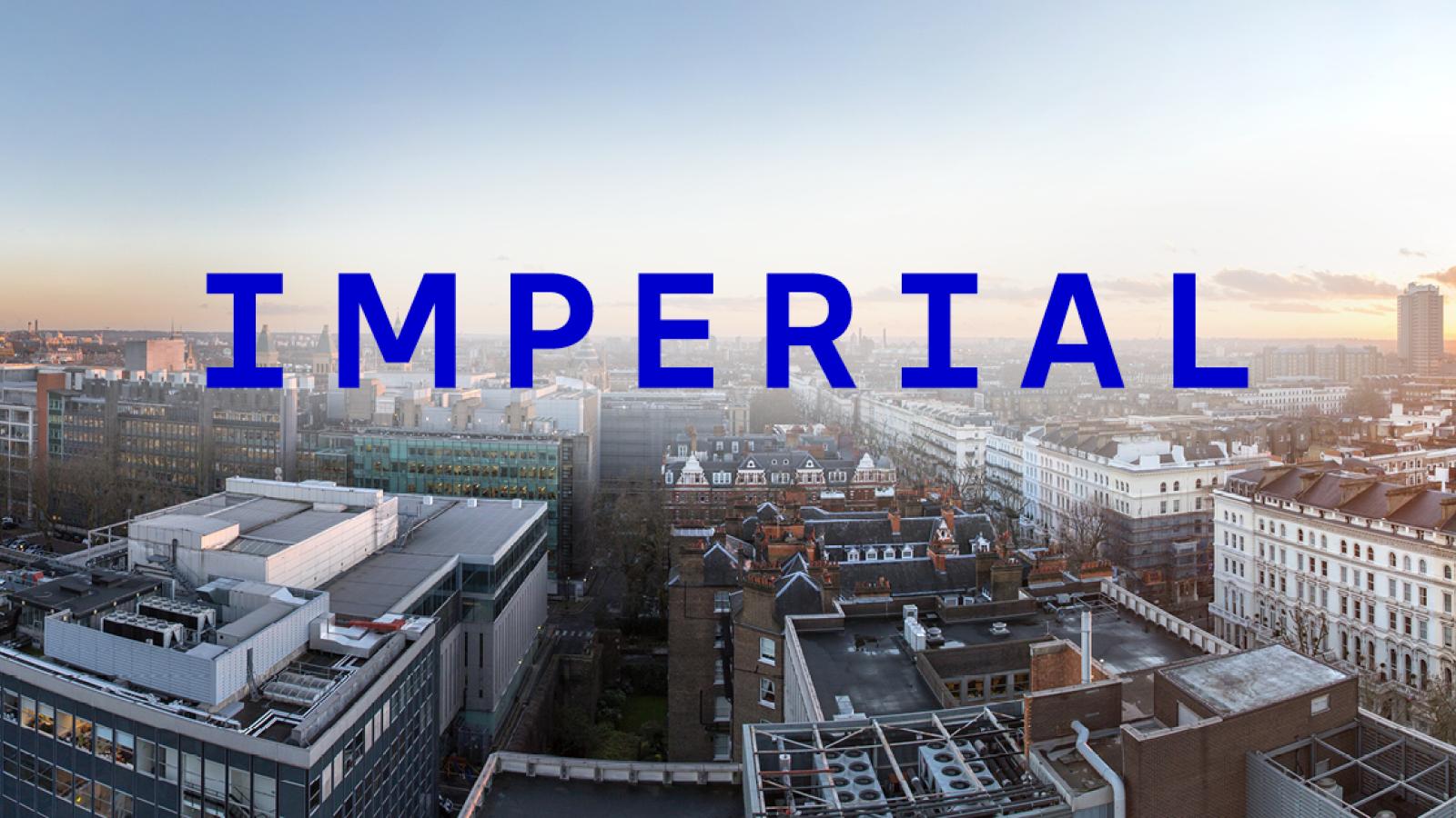 A cityscape with Imperial written on it