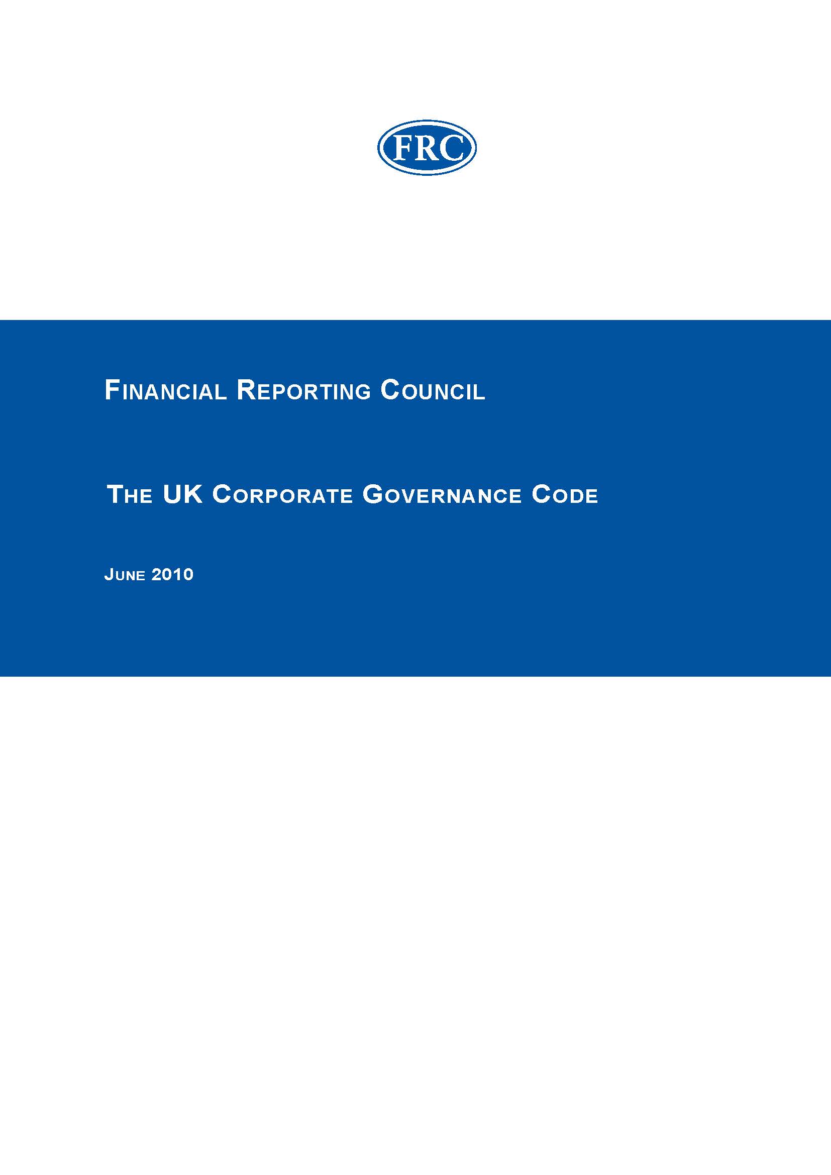 The UK Corporate Governance Code ECGI
